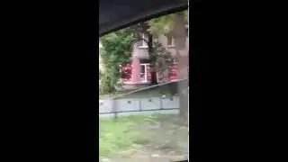 Водитель авто откинул велосипед