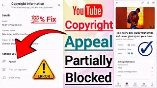 How to Remove YouTube Copyright Claim and Fix Partially Blocked (Appeal) 2025