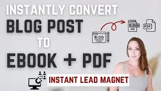 How to Automatically Convert a Blog Post to a PDF