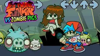 Friday Night Funkin': VS. Zombie Pigs (Angry Birds Friends) Full Week [FNF Mod/HARD]