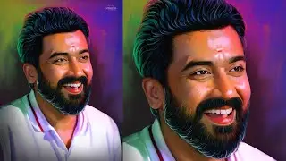 part 1 face sumatge oil painting effect tutorial vinoth digital art