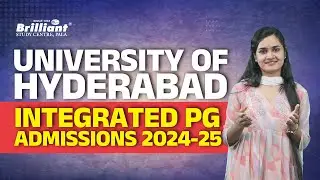 University of Hyderabad | Integrated PG Admissions 2024-25