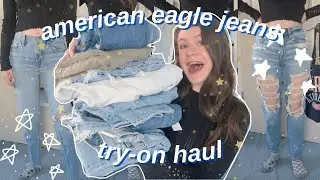 american eagle jeans try-on haul and first impressions!!!