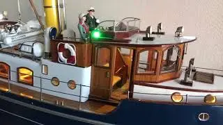 RC  Classic motor yacht ‘MAGNOLIA’   first trial run