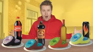 Дегустирую с закрытыми глазами пончики, ЗАМЕНИВ МОЛОКО в рецепте. жесточайший челендж с пончиками