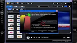 CyberLink PowerDirector 8 - Upload Sharing to DirectorZone