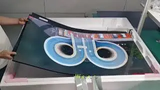 55 inch bendable flexible amoled display module #lcddisplay #lcdmodule #displaymodule
