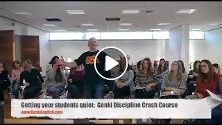 Genki English: 5 Techniques to get students, kids or adults, quiet ( without needing “shhhhh!” )