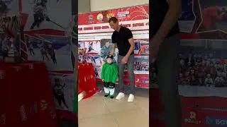 Шакир Мухамадуллин — игрок фарм-клуба «Сан Хосе Шаркс» на закрытии сезона ХК «УФА»! #hockey