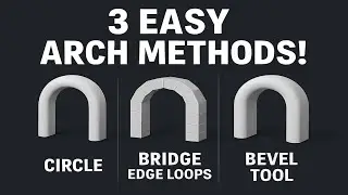 3 Easy Arch Methods in Blender