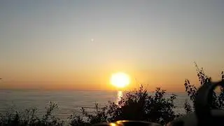Закат в Дивноморском селе