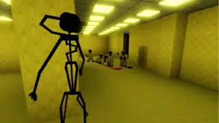 On visite les backrooms !!! (ROBLOX = The Backrooms Roleplay (K. Pixels))