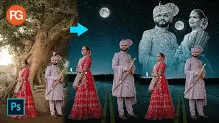How to edit couple photos || Double Exposure Effect in Photoshop || Photoshop Tutorial