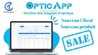 Opticapp : Effectuer une opération de vente avec un nouveau client et nouveau un produit