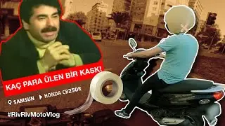 Çatlak Kaskı Bantlamış! | Honda CB250R | Riv Riv MotoVlog
