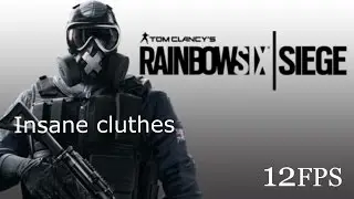 Low FPS Rainbow Six Gameplay lmao