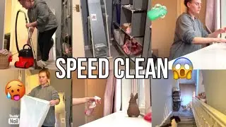 ALL BEDROOMS SPEED CLEAN | CLEANING MOTIVATION *CLEAN WITH ME*