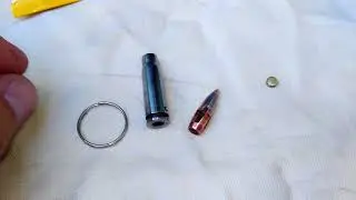 Made a keychain for a 7.62x39 cartridge.