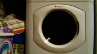 hotpoint vtd00 tumble dryer - colourds load 1 & 2 drying
