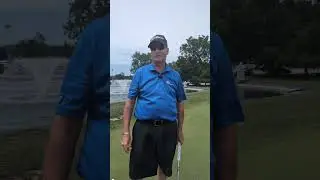 This trick will SAVE you on downhill putts #golf #puttingdrills