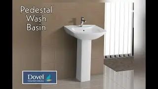 Pedestal Wash Basin : Dovel sanitary ware