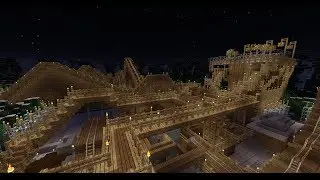 Minecraft Cinematic Wooden Roller Coaster With Fireworks! AMAZING!