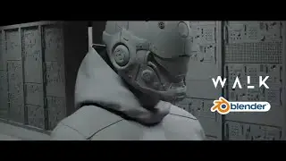 Blender Animation Sci fi Soldier Walking