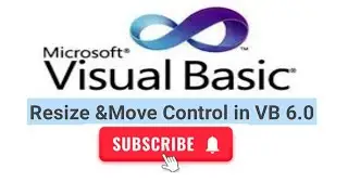 BCA IV Sem: Resize and move control in visual basic