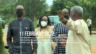 His Excellency President Paul Kagame at Bwiza Riverside