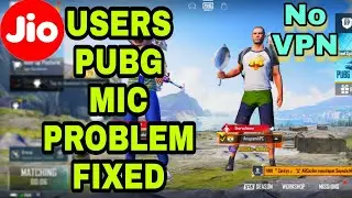 HOW TO FIX MIC GLITCH IN JIO SIM | MIC GLITCH FIX | PUBG SOUND PROBLEM FIXED || PUBG MIC NOT WORKING