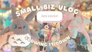 A week of my small crochet biz 💗 Overwhelmed? How to juggle being a new business owner 🌟