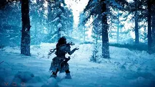 Horizon Zero Dawn Winter Wonderland ❄️ Snow Blizzard Ambience