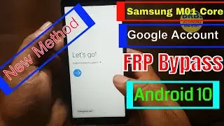 Samsung Galaxy M01 Core (SM-M013F) Google Account FRP Bypass