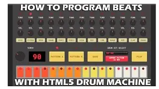 How To Make Beats for Free Online using HTML5 Drum Machine