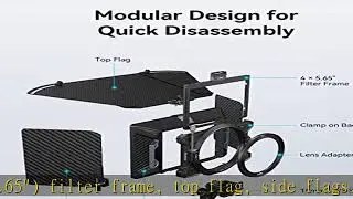 SmallRig Matte Box Multifunctional Modular (Φ114mm) Basic Kit for Mirrorless Cameras and Cine Lens