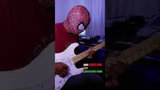 Spider Man Plays Comfortably Numb Guitar Solo David Gilmour #guitar #guitarplaying #comfortablynumb