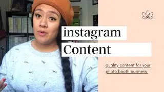 Instagram Content for your Photo booth business