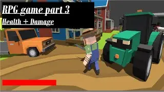 How to make a Rpg game in unity part 3 (player Heath + damage) check the description for asset