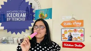 Kulfi recipe, High protein ice cream by teen chef
