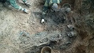 Офицеры. Раскопки по войне в Демянском котле. / excavations of Soviet officers WW2 #88