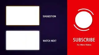 YouTube End Screen, End screen animation Free Video Free 