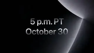 Apple Event — October 30 — teaser
