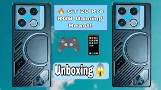infinixGT 20 PRO gaming phone unboxing Kya hi mobile RGB light with cooling fan