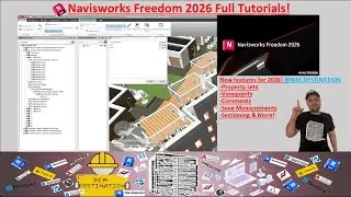 BIM-VDC | Navisworks Freedom 2026 Full Tutorial | All New Features Explained in Detail!