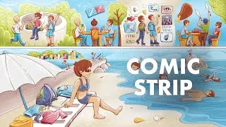 I draw a comic strip Odessa Adventures | #MobyArt
