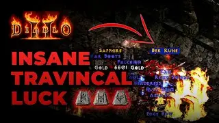 MY MOST INSANE luck in Travincal in D2 life!!