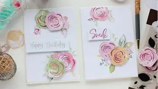 Stamped Cards with BoBunny Stamps