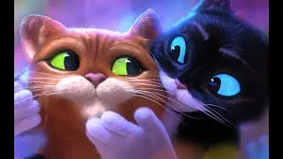 PUSS IN BOOTS AND KITTY LOVE STORY 😊😍❤️ (EMOTIONAL EDIT ) #edit #MYSTIVISIONS