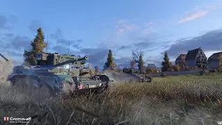 Хороший бой на Cromwell B против 8 лвл