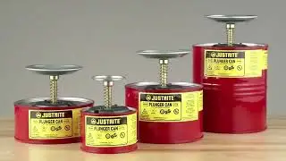 Justrite Plunger Can